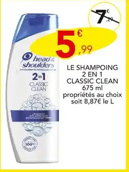 Stokomani Head & shoulders Le shampoing 2 en 1 classic clean offre