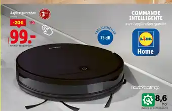 Lidl SilverCrest Aspirateur robot offre