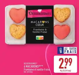 ALDI Desserissimes 6 macarons offre