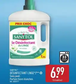 ALDI Sanytol désinfectant linge offre