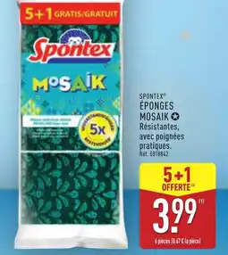 ALDI Spontex éponges mosaik offre