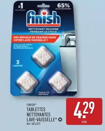 ALDI Finish tablettes nettoyantes lave vaisselle offre