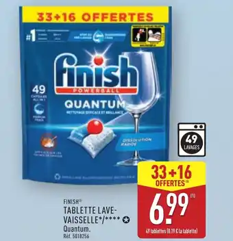 ALDI Finish tablette lave vaisselle offre