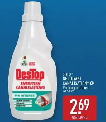 ALDI Destop nettoyant canalisation offre