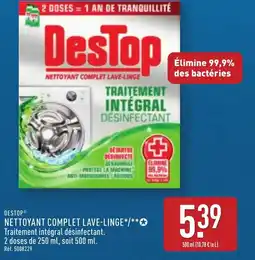 ALDI Destop nettoyant complet lave linge offre