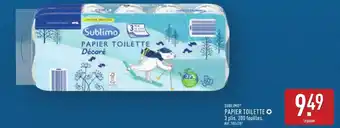 ALDI Sublimo papier toilette offre