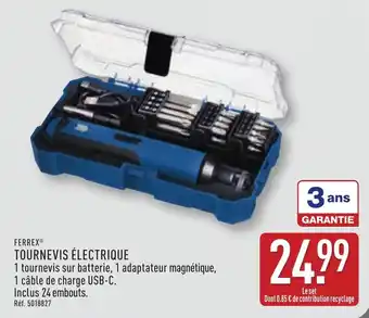 ALDI Ferrex tournevis électrique offre