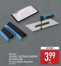 ALDI Workzone taloche, couteaux à enduire ou truelle offre