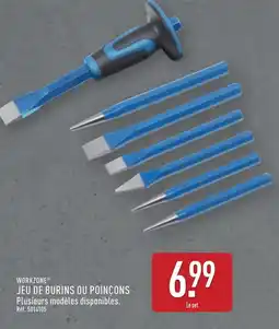 ALDI Workzone jeu de burins ou poinçons offre