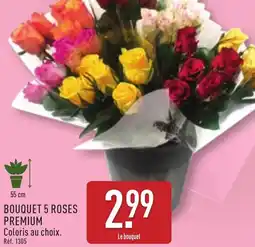 ALDI Bouquet 5 roses premium offre