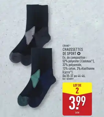 ALDI Crane chaussettes de sport offre