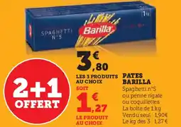 Hyper U Barilla pates offre