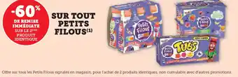 Hyper U Filous sur tout petits offre