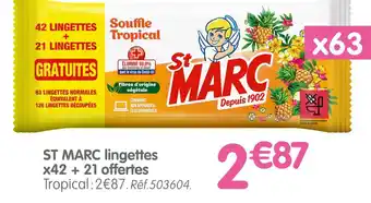 b&m ST MARC Lingettes offre