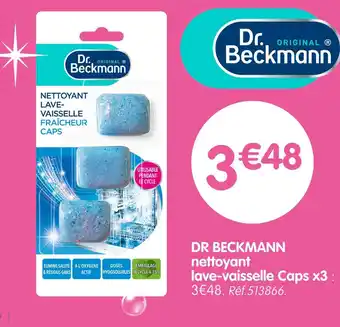 b&m DR BECKMANN Nettoyant lave-vaisselle offre