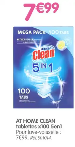 b&m AT HOME CLEAN tablettes x100 5en1 offre