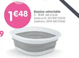 b&m Bassine retractable offre