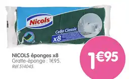 b&m NICOLS Éponges x8 offre