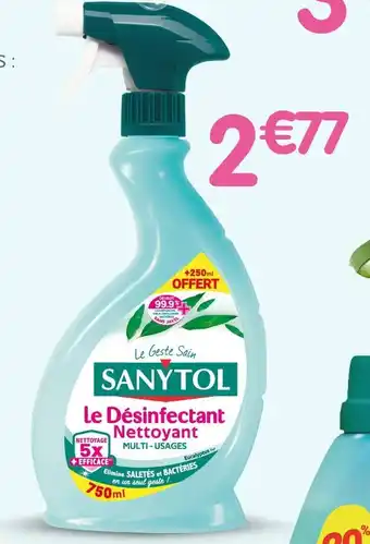 b&m SANYTOL Désinfectant nettoyant multi-usages offre