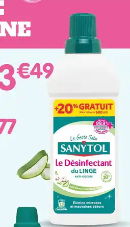 b&m SANYTOL désinfectant du linge offre