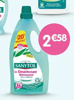 b&m SANYTOL Désinfectant nettoyant sols offre