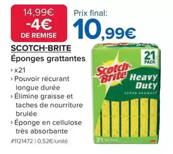 Costco Scotch brite - éponges grattantes offre