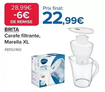 Costco Brita - carafe filtrante, marella xl offre