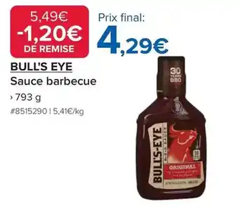 Costco Bull's-eye - sauce barbecue offre