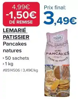 Costco Lemarié - patissier pancakes natures offre