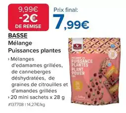 Costco Basse - mélange puissances plantes offre