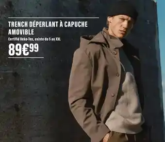 Monoprix Trench deperlant à capuche amovible offre