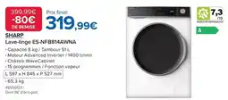 Costco Sharp - lave-linge es-nfb814awna offre