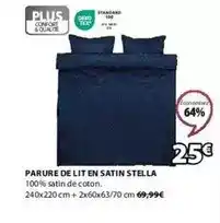 JYSK Parure de lit en satin stella offre