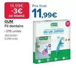 Costco Gum - fil dentaire offre