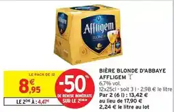 Intermarché Affligem - bière blonde d'abbaye offre