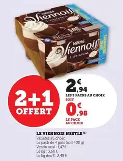 Hyper U Nestlé - le viennois offre