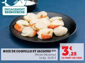 Hyper U Noix de coquille st jacques offre