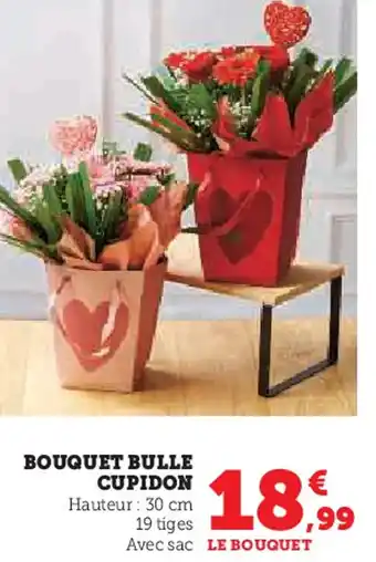 Hyper U Bouquet bulle cupidon offre