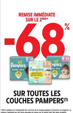 Intermarché Pampers offre