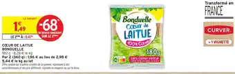 Intermarché Bonduelle cœur de laitue offre