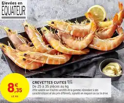 Intermarché CREVETTES CUITES offre