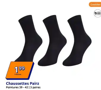 Action Chaussettes Pairz offre