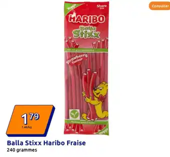 Action HARIBO Balla Stixx Fraise offre