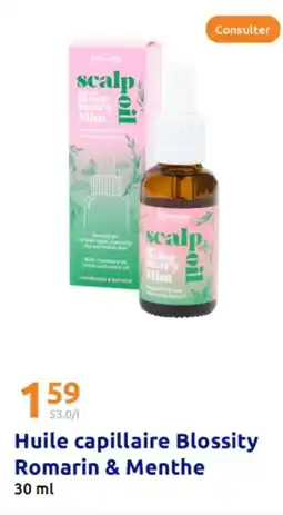 Action Huile capillaire Blossity Romarin & Menthe offre