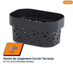 Action Panier de rangement Curver Terrazzo offre