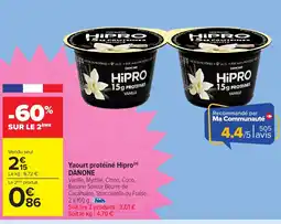 Carrefour Market Hipro yaourt protéiné hipro danone offre