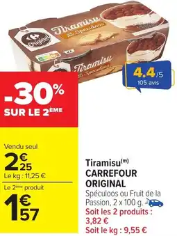 Carrefour Market Tiramisu carrefour original offre