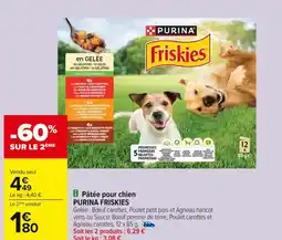 Carrefour PURINA FRISKIES Pâtée pour chien offre