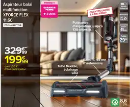 Carrefour XFORCE FLEX Aspirateur balai multifonction offre