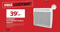 Bricomarché Panneau rayonnant mural 1000 W offre